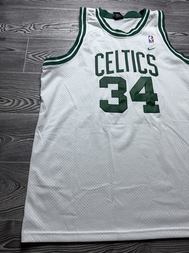 Maglia Paul Pierce Boston Celtics Nike 2001 autentica NBA taglia 44 2XL - Foto 3 di 12