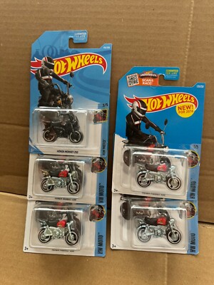 Hot Wheels Lot 5x Honda Monkey 250 HW Moto N15!