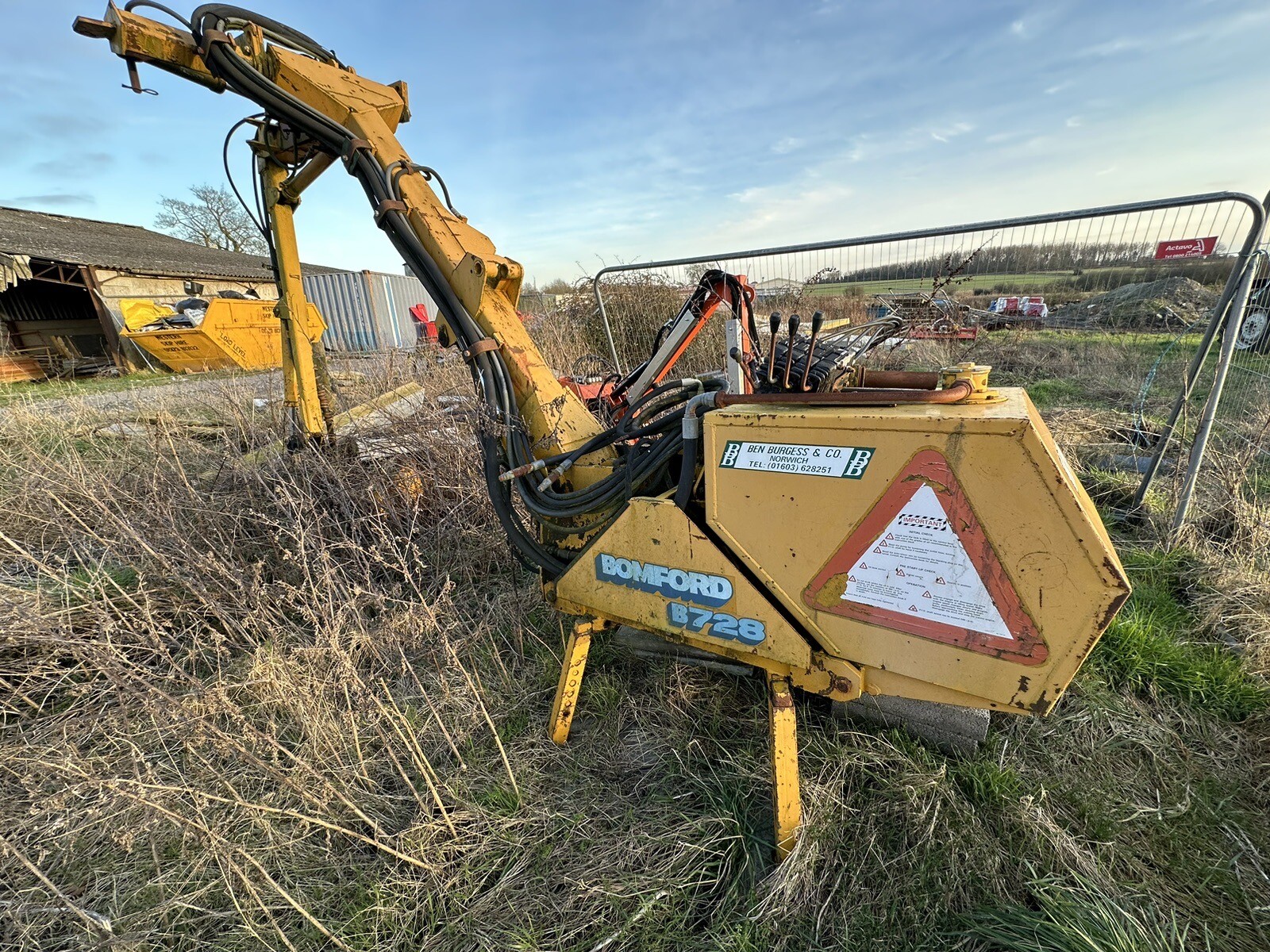 tractor hedge cutter/trimmer Bomford B728 eBay