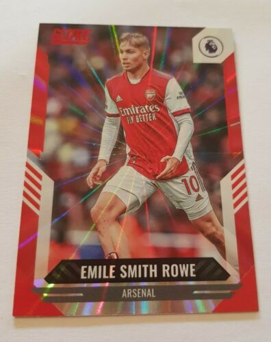 2021/22 Panini Score - Emile Smith-Rowe - Arsenal - Red Laser Parallel - Afbeelding 1 van 2