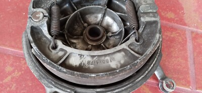 XS650 リア　ドラム　ハブ 70-74 YAMAHA XS650 REAR DRUM BRAKE HUB BACKING PLATE SHOES 256