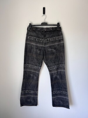 Sacai x Eric Haze Denim Jeans - Size 4 - Black - NEW - Made in