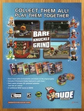 2006 Tech Deck Dude Evolution Bare Knuckle Grind Print Ad/Poster Toy Figure Art