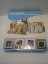 TC-Home 4-Way Cat Locking Flap Door - White