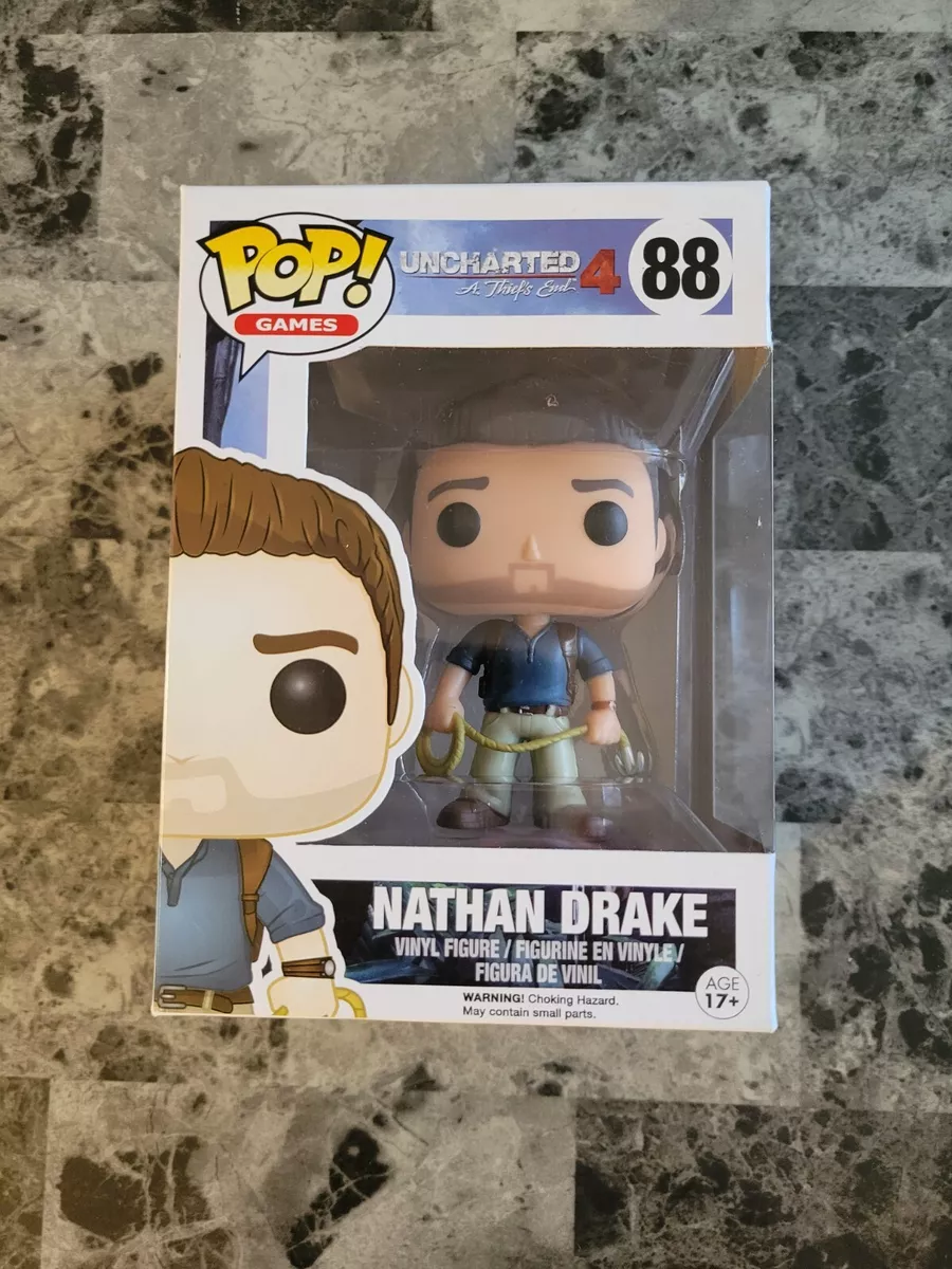 Boneco Funko Pop Games Uncharted 4 A Thiefs End Exclusive - Nathan Drake  (Camisa Naughty Dog) 88 - Funko - Magazine Luiza