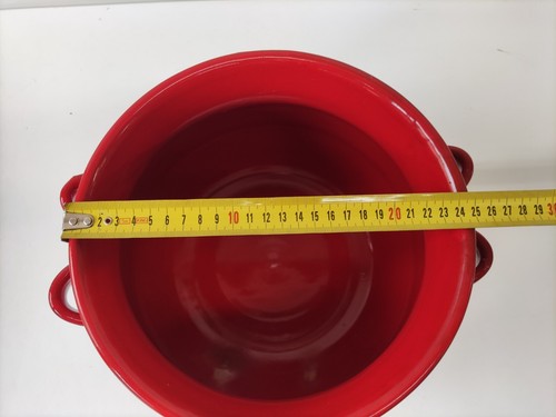 VINTAGE PENTOLONE PIGNATA PENTOLA TERRACOTTA SMALTATA PASTA E FAGIOLI ANNI 70 - Foto 10 di 13