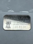Vintage 1976 Philadelphia Silver Bar 1 oz .999 Centennial City Low Mint