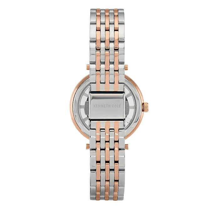 クイーン Kenneth Cole KC51130004 Mother-of-Pearl Dial Crystal