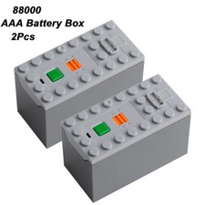 2x Power Function AAA Battery Box 88000 MOC Electric Building Block For LEGO Toy