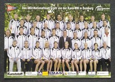 2489 Niemcy Kajak Mistrzostwa Świata 2013 Duisburg Karta drużyny