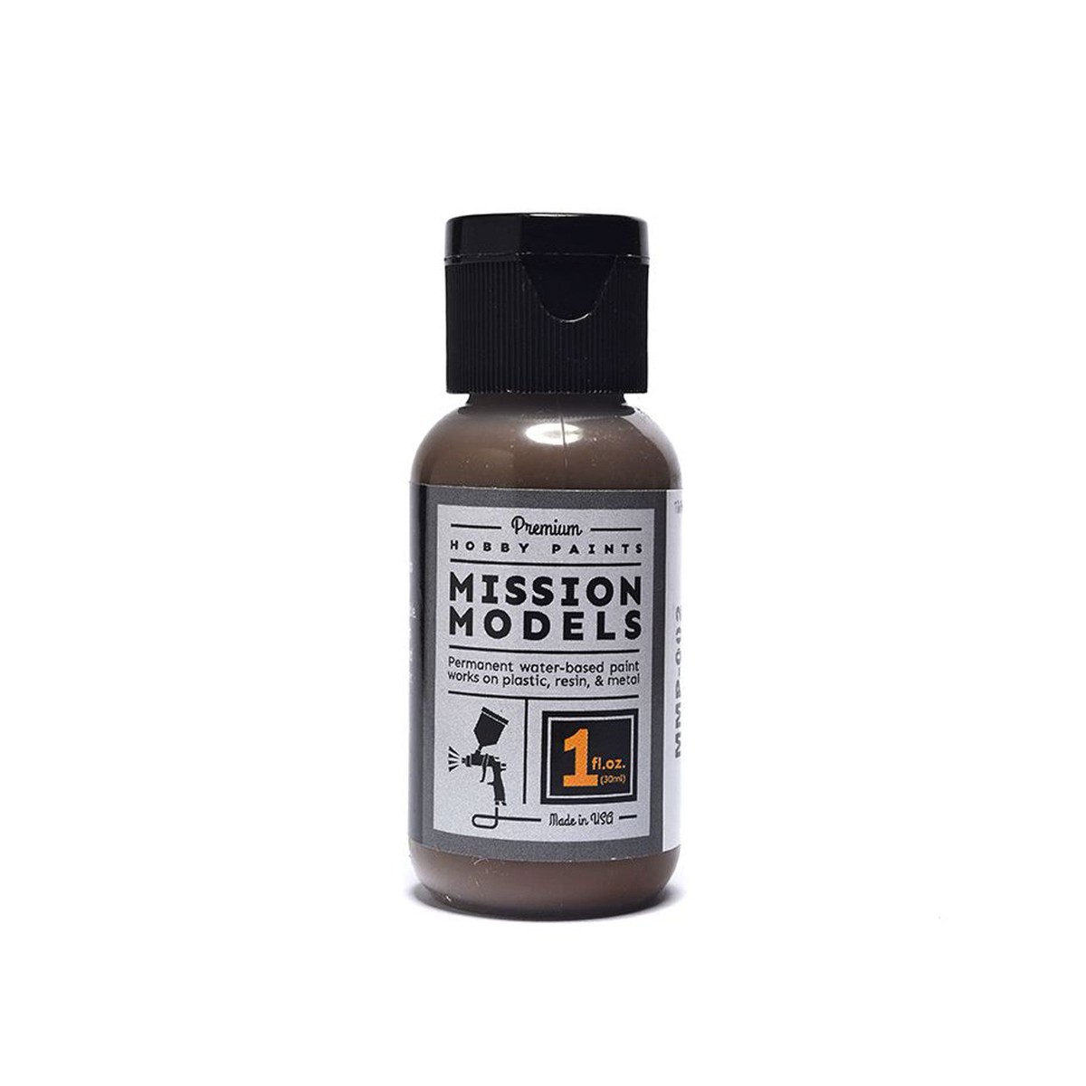 Mission Models Hobby Paints - Brown - 1 oz Acrylic Paint - MMP-002 Mission Models Hobby Paints - Brown - 1 oz Acrylic Paint - MMP-002