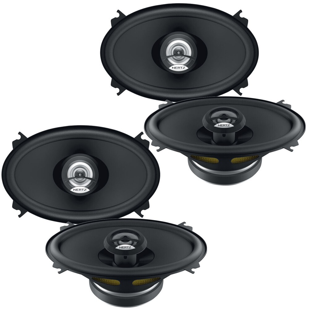 Автомобильные двухполосные коаксиальные колонки Hertz DCX4603 мощностью 80 Вт RMS 4x6 2 пары 43390₽