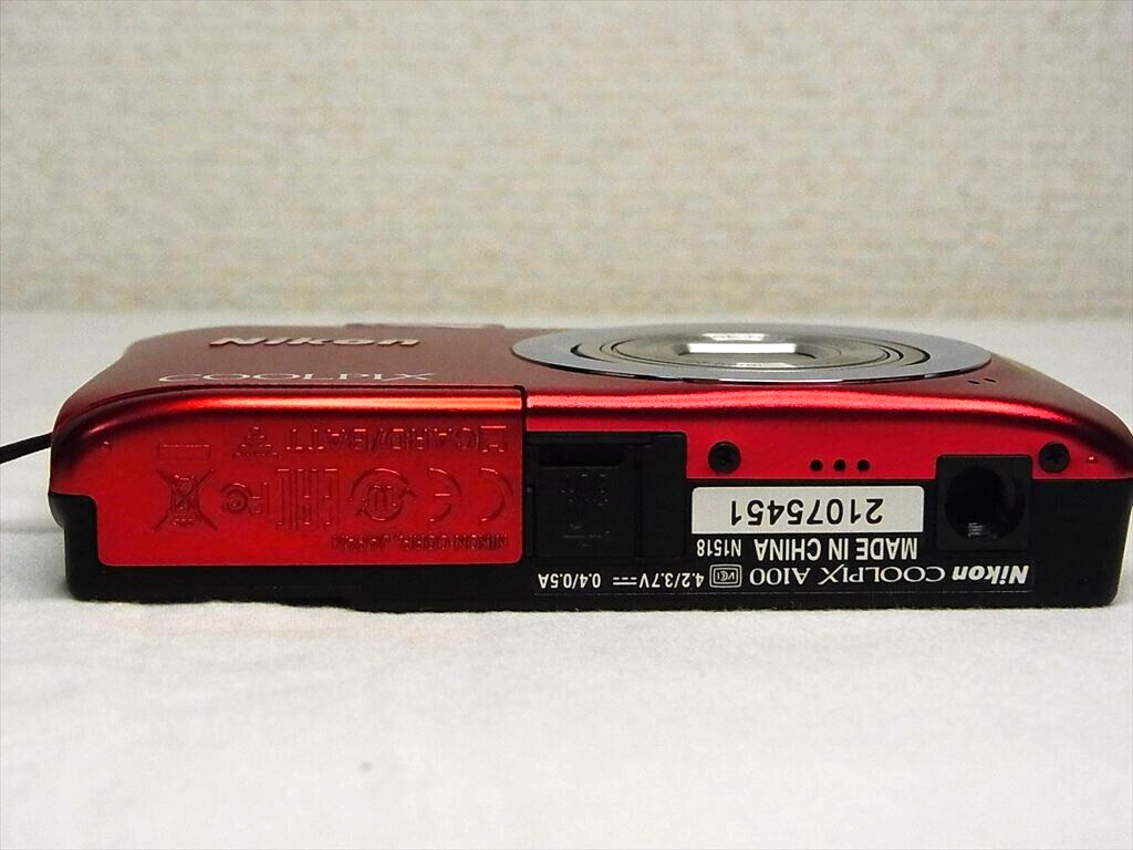 【新品】Nikon COOLPIX A100 RED Amazon | Nikon デジタルカメラ COOLPIX A100 光学5倍 2005万
