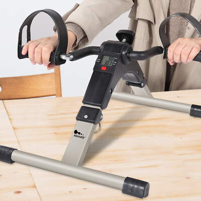 Mini Exercise Bike Under Desk Bike Pedal Exerciser Foot Cycle Arm