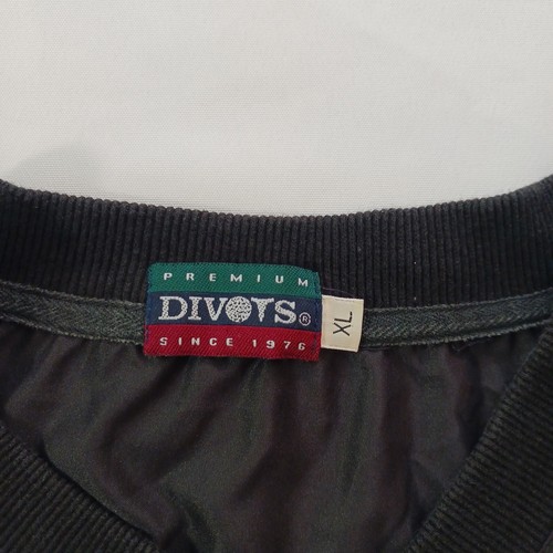 Vtg Divots Premium Alabama & Auburn Dogfight Mens Black Pullover V-Neck Vest XL - Picture 3 of 12