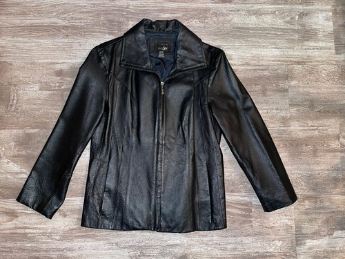 East 5th Black Genuine Leather Jacket 