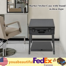 Professional Barber Stylist Suitcase with Adjustable Stand and Large Capacity