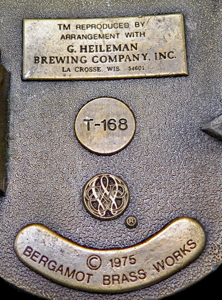 Fivela de cinto Mickey's Fine Malt Liquor Bergamot bronze funciona - Imagem 3 de 4