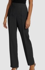  1295 Giorgio Armani Women's Gray Silk Dress Trousers Pants Size IT 40 US 4