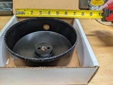 6 3/8" M.K. Morse Tungsten Carbide Grit Hole Saw USA MADE 1AJE5 ATCG104 DRYWALL