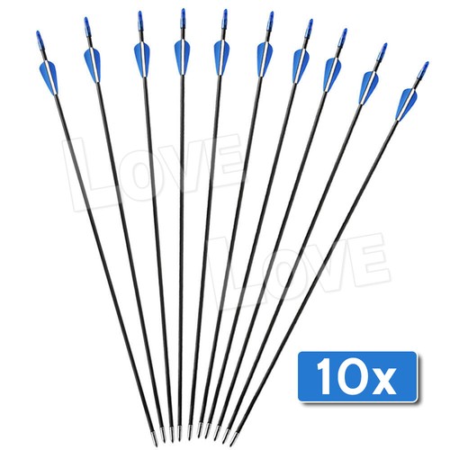 31" HEAVY DUTY FIBERGLASS/ALUMINUM ARROWS FOR Archery Hunting Compound Bow HOT - Picture 11 of 15