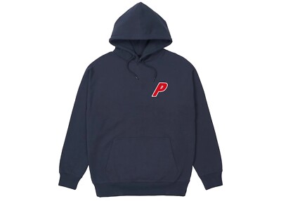 Palace Tri-Chenille Hood Hoodie Sweatshirt Navy Blue Medium M FW21