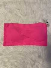 No Boundaries Bra Womens Juniors Size Large Bright Pink Wireless Bandeau