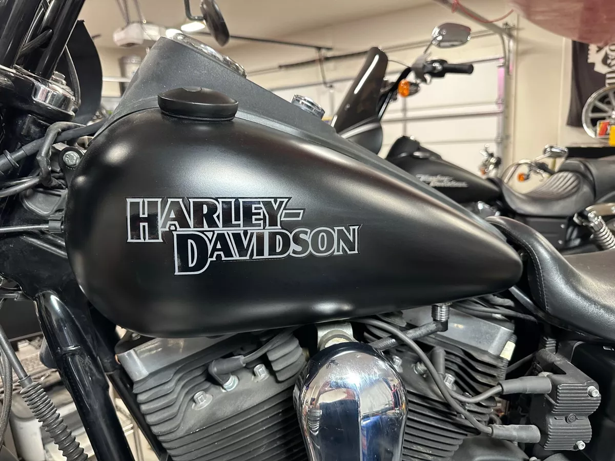 2 Harley Davidson Tank Decals Stickers Fits Dyna Street Glide Road King