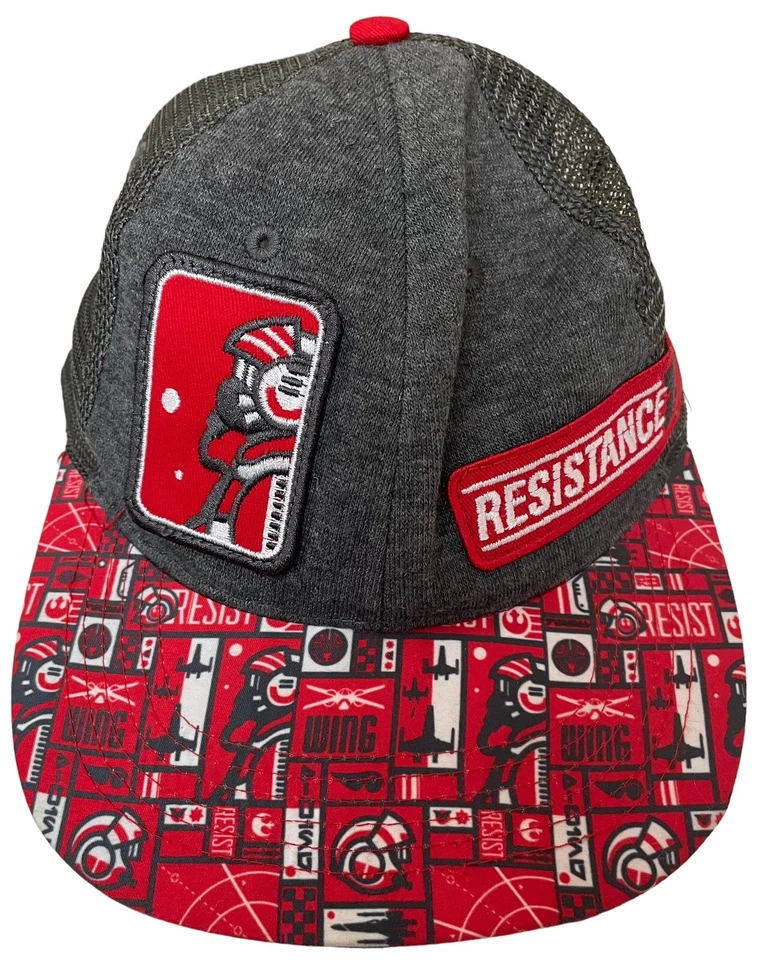 Gorra de béisbol de la resistencia de Star Wars de los parques de Disney talla juvenil Snapback roja gris Foto 2 de 4