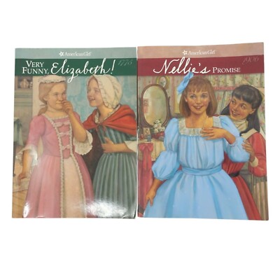 American Girl Very Funny Elizabeth Nellies Promise Paperback Book Lot Of 2