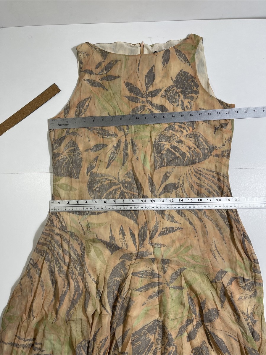 新品半額　65%OFF BARRY BRICKEN MADE IN USA womens sz 12 mocha brown skirt IMPORTED FABRIC BARRY BRICKEN