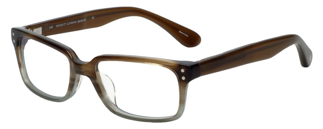 Hackett London Blue Light Blocking Glasses HEB093-1-105 Brown Grey 53mm Multi-Focus Lens