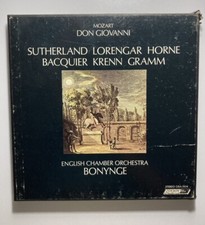 Mozart: Don Giovanni 4xLP Box STEREO London OSA-1434 Sutherland Horne w/Booklet