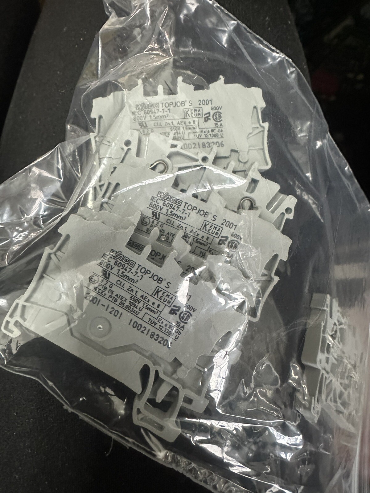 6pcs x New 2001-1201 Terminal Blocks #WD10