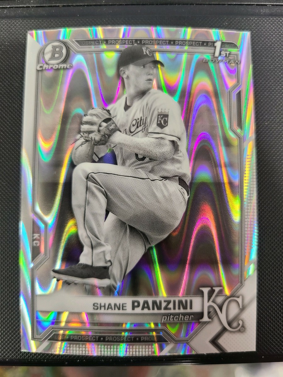 2021 Bowman Draft Chrome Black & White Ray Wave 1st Bowman #BDC-36