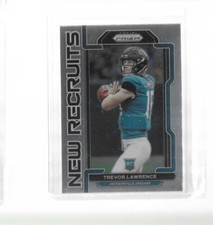 2021 Panini Prizm Football #NR-1 Trevor Lawrence New Recruits Jaguars Rookie