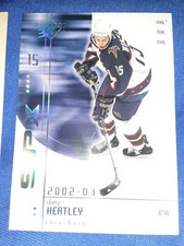 2002-03 SPx Atlanta Thrashers Hockey Card #4 Dany Heatley MVP HOF