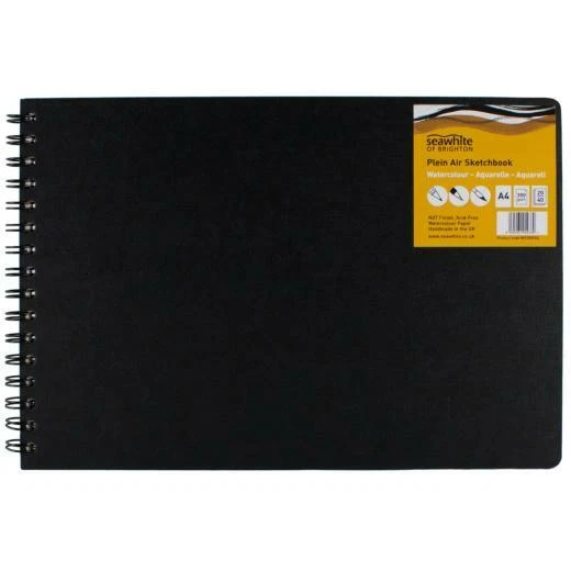 Seawhite 350gsm Plein Air Wire Bound Hardback Watercolour Sketchbook