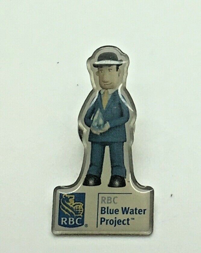 RBC Arby  Mascot Blue Water Project Collector Pin Royal Bank Of Canada