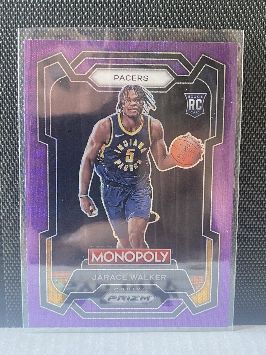 NBA 23-24 Prizm Monopoly Jarace Walker Purple Wave Rookie Card