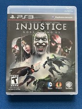 Injustice Gods Among Us (Sony PlayStation 3, PS3, 2013) w/ Manual - TESTED