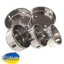 Broca recubierta de diamante para azulejos vidrio cerámica sierra perforadora broca