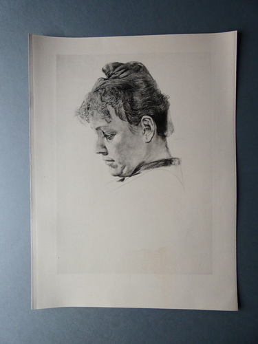 Max KLINGER (1857-1920) - Kopfstudie, 1910 - Bild 2 von 4