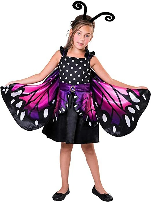 My Other Me Costume da Farfalla Bambina 10-12 anni Vestito