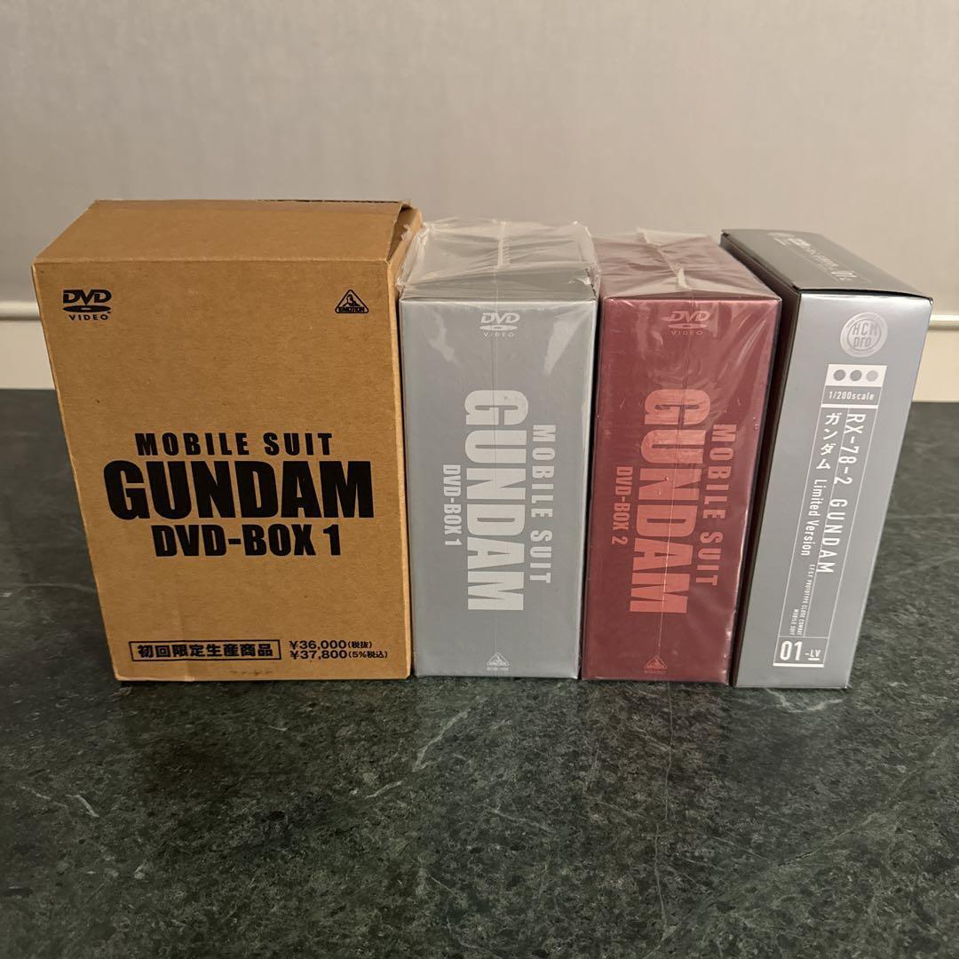 Mobile Suit Gundam DVD BOX 1 DVD BOX 2 All 43 episodes First
