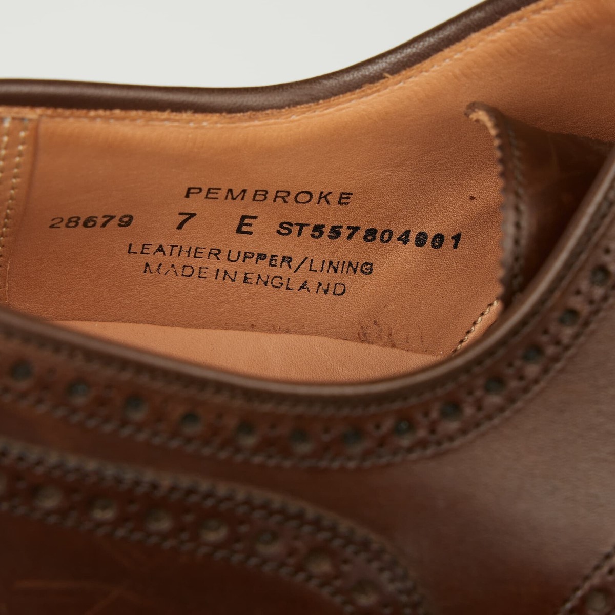 Crockett & Jones - Pembroke - Brown Waxed Calf - 325 Last Crockett & Jones - Pembroke - Brown Waxed Calf - 325 Last