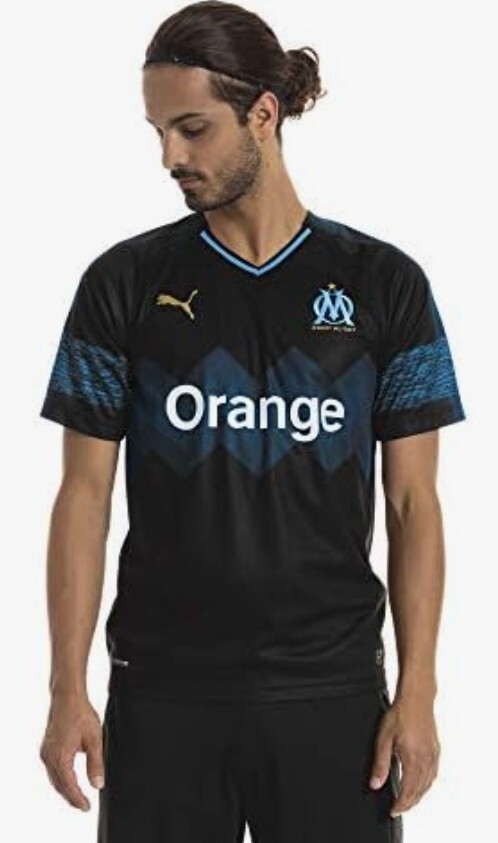 PUMA Olympique Marseille 2018-2019 Away Football Shirt Jersey