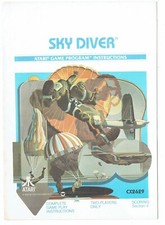 Atari Sky Diver Instruction Manual ONLY