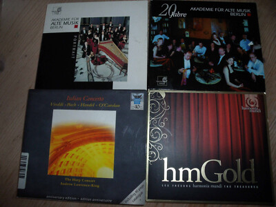 4xCD Alte Musik Berlin Deutsche Harmonia Mundi dhm GOLD 40 Jahre Anniversary