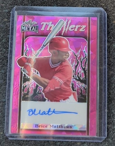 2023 Blatt Metallentwurf #T-BM2 Brice Matthews Thrillerz Pink Ice Auto/5